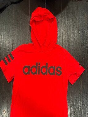 Adidas hooded top. Unisex.